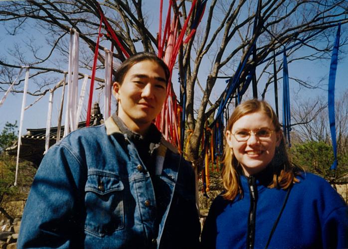 Brain and Shondra, Korea 1998