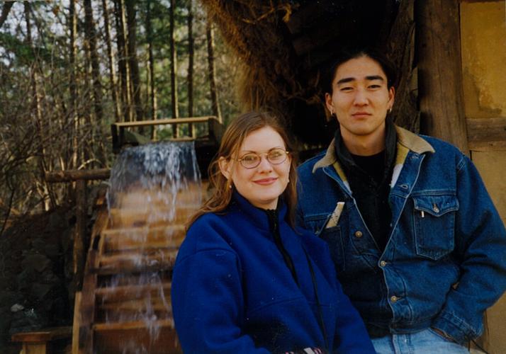 Shondra and Brian, Korea 1998